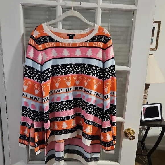 Rue21 Sweaters Festive Multicolor Elfie Christmas Sweater Size